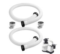 Kit tubo da nuoto - tubo idraulico a due pezzi, adattatore per linea di filtrazione | Soluzione di connettore di sostituzione del condotto di flusso portatile per rifiuti di piscina alla t