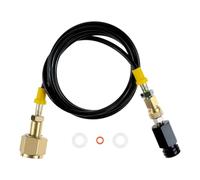 Kit tubo flessibile ad alta pressione con adattatore for macchina for soda da 1 pezzo con adattatore in alluminio da 1,5 m, collegamento diretto alla macchina for la produzione di acqua gassata da 300