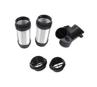 Kit Tubo Flessibile Aria Calda 80cm 75mm Per Riscaldatore Aria Diesel Auto