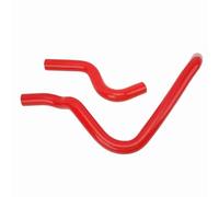 Kit tubo flessibile del liquido di raffreddamento per radiatore in silicone da 2 pezzi - Adatto per Accord CB7 F22A 2.2L F20A 2.0L 1990 1993 - Raffreddamento motore ad alte (Rossa)