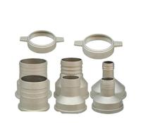 Kit tubo flessibile di scarico da 2'' a 1'', 1,2'' e 1,5'', guarnizione, vite e dado, adatto for pompa for acqua pulita alimentata da motore a(2 change 1.5 inch)