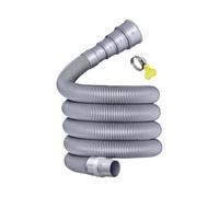 Kit tubo flessibile di scarico universale for lavatrice e lavastoviglie da 3 m/4 m/5 m con tappo fisso prolunga ispessito(4m)