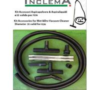 KIT tubo flessibile e Accessori Aspirapolvere & Aspiraliquidi ø35 valido pe