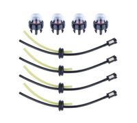 Kit tubo flessibile for benzina e set di adescamento a pera, filtro carburante, 4 tubi flessibili e 4 pompe di adescamento adatti for pezzi di ricambio for tosaerba