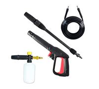 Kit Tubo Flessibile For Pistola A Schiuma Ad Alta Pressione Rondella Di Pressione Pistola A Spruzzo Cannone A Schiuma Neve Schiuma Lancia Schiuma Tubo Ugello For Tubo For Karcher per auto(Type D)