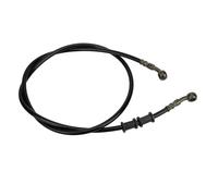 Kit tubo flessibile freno for moto da 800 mm/1000 mm/1100 mm/1200 mm - Linea idraulica intrecciata in acciaio inossidabile for montaggio universale(1200mm black)