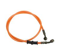 Kit tubo flessibile freno for moto da 800 mm/1000 mm/1100 mm/1200 mm - Linea idraulica intrecciata in acciaio inossidabile for montaggio universale(1100mm orange)