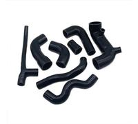 Kit Tubo Flessibile In Silicone Per Fiat Per Uno Turbo Vale A Dire 1.4 MK2 1989-1995 Intercooler Radiatore Connettore Di Ricambio Aspirazione Aria Tubo Aspirazione Aria(Nero)