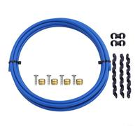 Kit tubo freno idraulico per bicicletta, 2 m, in gomma, progettato per la serie Magura (per MT4 e MT8) con strumenti di installazione essenziali (blu)