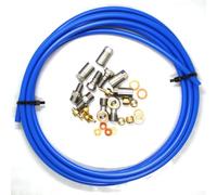 Kit Tubo Freno per moto 2.5m Acciaio per intrecciato Nero Kit