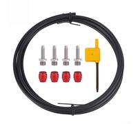 Kit tubo olio freno a disco idraulico bici 2500 mm per SRAM e A-MAJIG, con oliva, inserto e chiave per una configurazione sicura del freno