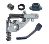 Kit tubo pressione olio adatto for motosega 455 455E 460 461 Sostituisce OEM 544180104 537261501 e pignone oliatore ingranaggio a vite senza fine