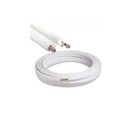 Kit tubo rame rivestito condizionamento 10 metri 1/4 e 1/2 spessore 0,8 mm norma UNI