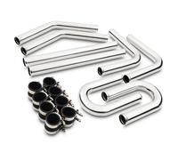 KIT TUBO RIGIDO FMIC FRONT MOUNT TURBO BOOST DIY CUSTOM ALLUMINIO 50MM 2"