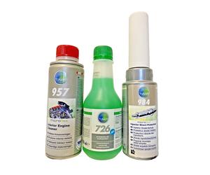 Kit Tunap 957+984 Pulitore Circuito Olio Motore ed Iniettori Diesel+ 726 Omaggio
