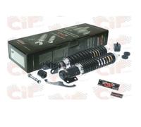 KIT TUNING SPORT AMMORTIZZATORI REGOLABILI CARBONE NERO VESPA PX 125 150 200