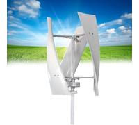 Kit turbina eolica ad ASSE Verticale silenziosa ad Alta efficienza con regolatore MPPT - Generatore di energia rinnovabile per la casa, soluzioni energetiche ecocompatibili off-Grid