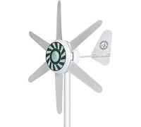 Kit turbina eolica, generatore 300W con 6 pale, sistema eolico ibrido e solare per soluzioni energetiche domestiche, generazione di energia rinnovabile ecologica