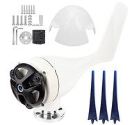 Kit Turbine Eoliche di Piccole Dimensioni 800W Funzionamento Silenzioso ad Alta Efficienza di Alimentazione a Energia Rinnovabile per Ricarica Domestica Marina con 3 Pale in (48V)
