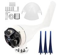 Kit Turbine Eoliche di Piccole Dimensioni 800W Funzionamento Silenzioso ad Alta Efficienza di Alimentazione a Energia Rinnovabile per Ricarica Domestica Marina con 3 Pale in (12V)