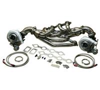 Kit Turbo FOR GM 4.8 5.3 5.7L 6.0L 6.2L LS LSX, Scarichi + Manifold + OIL LINES
