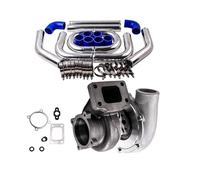 Kit Turbo Intercooler Intercooler raffreddato Kit tubazioni intercooler universale da 2,5 pollici con turbocompressore GT35 turbo raffreddato ad acqua Raffreddatore aria turbo Radiatore intercooler