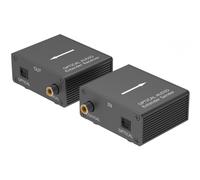 Kit TX-RX Extender Audio TOSLINK SPDIF, 100MT UTP, POE