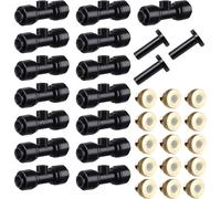 Kit Ugelli,15 PCS Ugello per Nebbia,Ugelli Nebulizzatori,Raccordo a T,Kit Di Uge