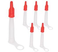 Kit ugelli per calafataggio - Punte per ugello per tubo di calafataggio, ugelli applicatori di mastice | Estensione ugello di calafataggio 6x, set di ugelli per tubo di finitura, topper per tubo d