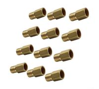 Kit Ugelli Principali Carburatore 12pz Ottone per tm per vm per tmx | Installazione per facile Ottone Compatibile RM125 CR125R KX125 YZ125 e altri modelli