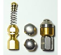 KIT UGELLI SONDA STURATUBI SPURGATUBI 1/8 PER LAVOR KARCHER COMET ANNOVI