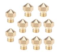 Kit ugelli Stampante 3D 10 Pezzi Ugello estrusore Ottone 0,4 mm 1,75 mm per Stampante 3D Mk10