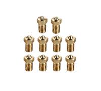 Kit ugelli V6 da 10 pezzi for hotend E3D V5, ugello 0.2/0.3/0.4/0.6mm, compatibile con stampante 3D I3 Mega A8 Prusa MK3/MK3S(0.4MM 10PCS Kits)