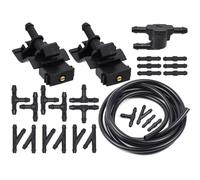 kit ugello Adatto per Toyota Corolla Altis Camry Auris Highlander Matrix 2x ugelli per getto di spruzzo del tergicristallo anteriore pompa lavaggio(With Regulator Valve)