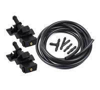 kit ugello Adatto per Toyota Corolla Altis Camry Auris Highlander Matrix 2x ugelli per getto di spruzzo del tergicristallo anteriore pompa lavaggio(Nozzle and 2m Hose)