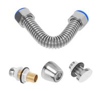 Kit Ugello di Scarico per Orinatoio Testa Antisplash Argento