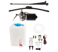 kit ugello Kit motore tergicristallo elettrico da 12 V con pompa lavavetri, adatto per Polaris, adatto per Ranger UTV ATV adattatore tergicristallo