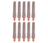 Kit ugello per torcia per saldatura - 10 consigli di sostituzione del pacchetto per saldatori MIG | per saldatura con rivestimento anti-stick per il controllo delle scorie, ugelli di an