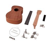 Kit Ukelele Ukulele Principianti 23 Pollici Incompiuto Fai da Te Ukulele Kit Ukulele Compensato Body Plywood Okoumme Solid Wood Ukulele Neck String Tuner, Adatto per Gli Amanti dell Ukulele (Color :