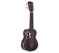 Kit Ukelele Ukulele principianti Acoustic Ukulele Abete 21" Ukulele15 Fret 4 Corde Chitarra Mini Con Built- in EQ. Strumento Musicale A Corda Di Pick-up (Color : Chocolate)