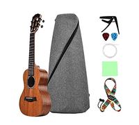 Kit Ukelele Ukulele principianti Concerto Da 26 Pollici Ukulele Mahogany Topboard In Legno E Tavole Laterali Con Borse Da Gig Uke Strap Strings Capo 2PCS Picks (Color : 3)