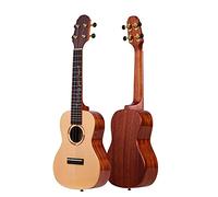 Kit Ukelele Ukulele principianti Tenore professionale da 26 pollici Tenor Ukulele Topboard abete con borse da gig Tuner CAPO TUNER 3PCS Picks (Color : 23 inch)