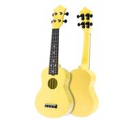 Kit Ukulele A 4 Corde Da 21 Pollici Strumento Per Chitarre Acustiche Hawaiane Per Principianti Di Musica(Yellow)