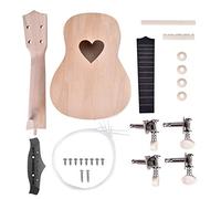 Kit ukulele fai da te, per realizzare il proprio ukulele da 21”, in legno di tiglio americano, a 4 corde