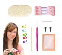 Kit uncinetto per bambini, kit per maglieria animale marino, kit di maglieria animale per balance - Kit uncinetto che include tutorial video passo-passo, materiali artigianali per adulti e bambini