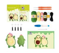 Kit uncinetto principianti per adulti - Kit per imparare a lavorare all'uncinetto | Strumenti all'uncinetto per principianti, Kit di uncinetto per coppia di avocado con istruzioni per adulti e adulti