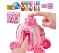 Kit Unghie per Ragazze,Giocattoli Educativi Di Trucco - Kit Unghie Bambini per Le Tue | per Compleanno Incontri Gioco Sala Giochi Viaggio Casa Scuola Aula Evento Tema Sala Questa