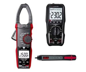 Kit Uniks Pinza amperometrica C128PRO rilevatore R18 multimetro M12 C128PROEDITION2
