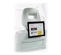 Kit Universal-Supporto universale da auto, con fissaggio su poggiatesta, per Tablet 7 25,40 cm (10") per Tablet compatibile con iPad 2/3/4/Air/Mini, Google Nexus 7/10, Samsung Galaxy Tab 2/3/4, per Kindle Fire HD/HDX e Tablet Tesco Hudl, colore: nero