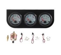 Kit Universale a Triplo Manometro per Auto, KIMISS, Strumento Multifunzione per Pressione Dell'Olio, Strumento KIMISS, Temperatura Dell'acqua, Volt, Misuratore di Pressione Olio